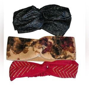 Zara,H&M 3pc Headband Set